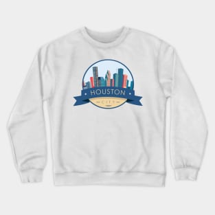 Houston City Landscape Crewneck Sweatshirt